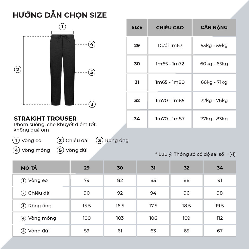 Mô tả Quần dài nam ống suông LINEN POLOMANOR chất đũi cao cấp, lưng thun mềm mại thoải mái, nam tính - 6
