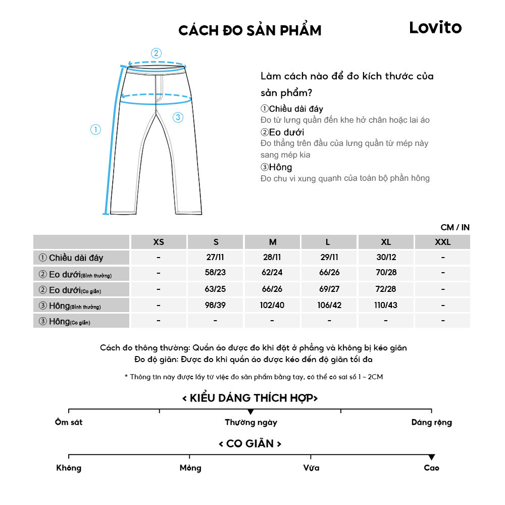 Mô tả Lovito - Quần Short Thể Thao Nữ Phối Viền Tương Phản LNL47151 - 6