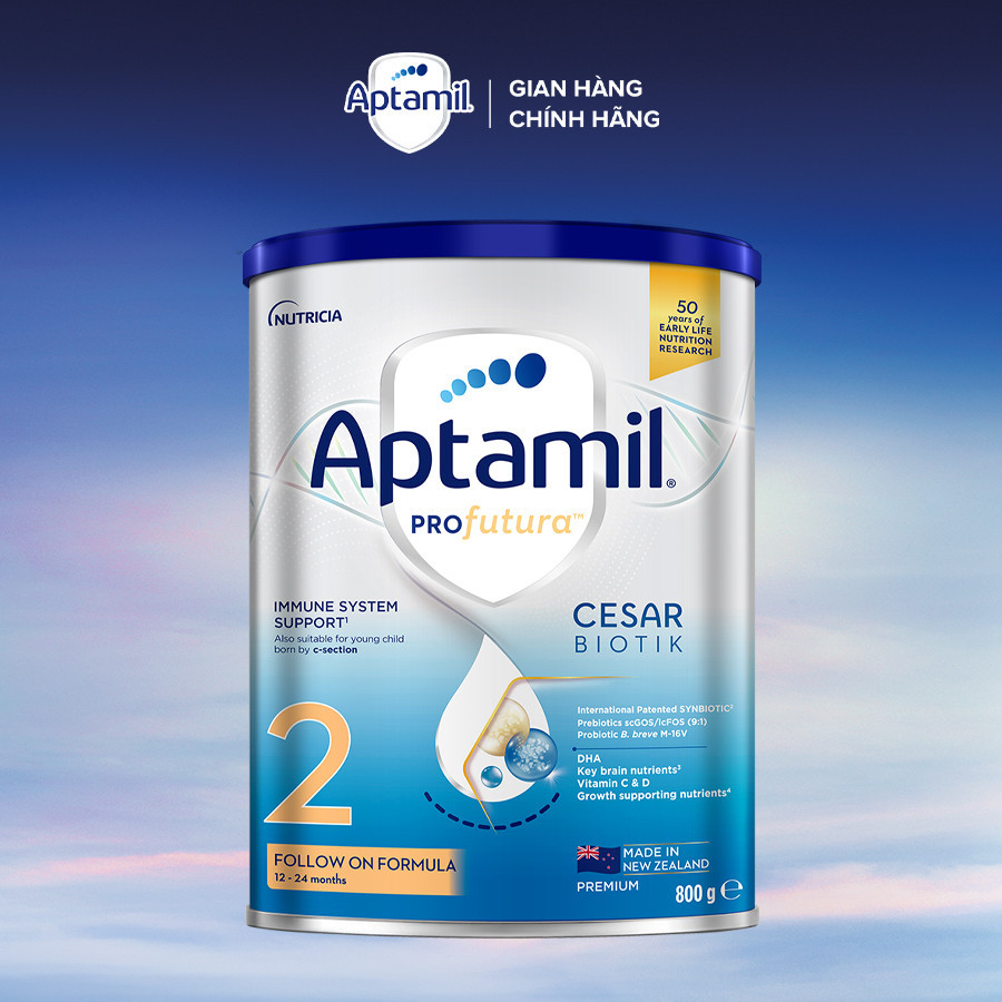 Mô tả Combo 3 Sữa bột Aptamil Profutura Cesarbiotik New Zealand số 2 - Synbiotic độc quyền - 1