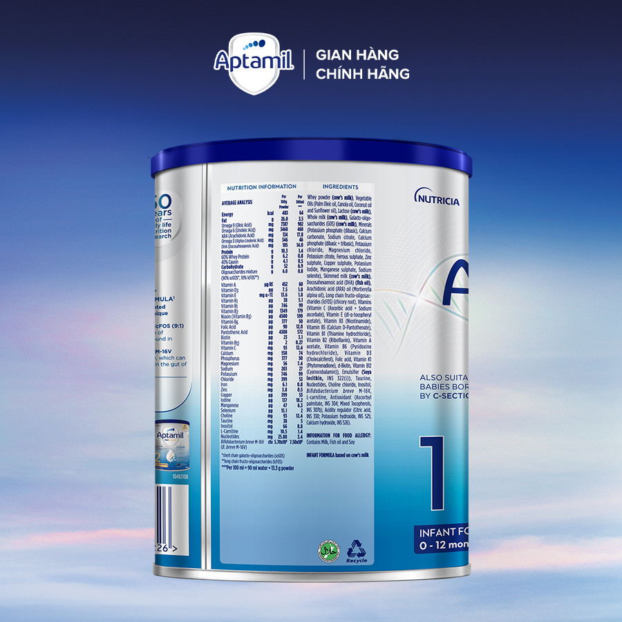 Mô tả Sữa bột Aptamil Profutura Cesarbiotik New Zealand số 1 - Synbiotic độc quyền - 2