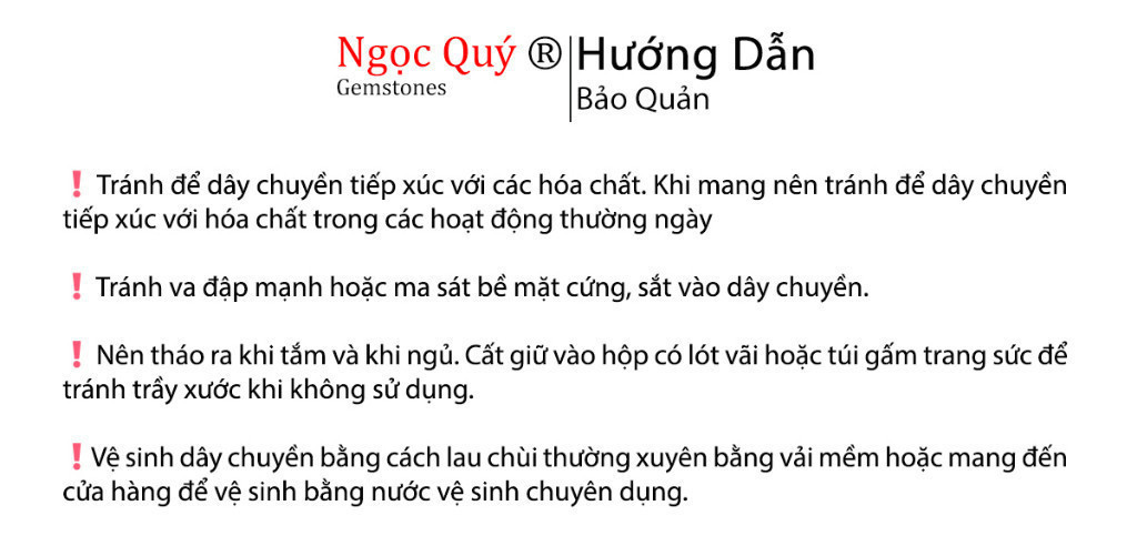 Mô tả Mặt dây chuyền đồng điếu đá Aquamarine - Ngọc Quý - 3
