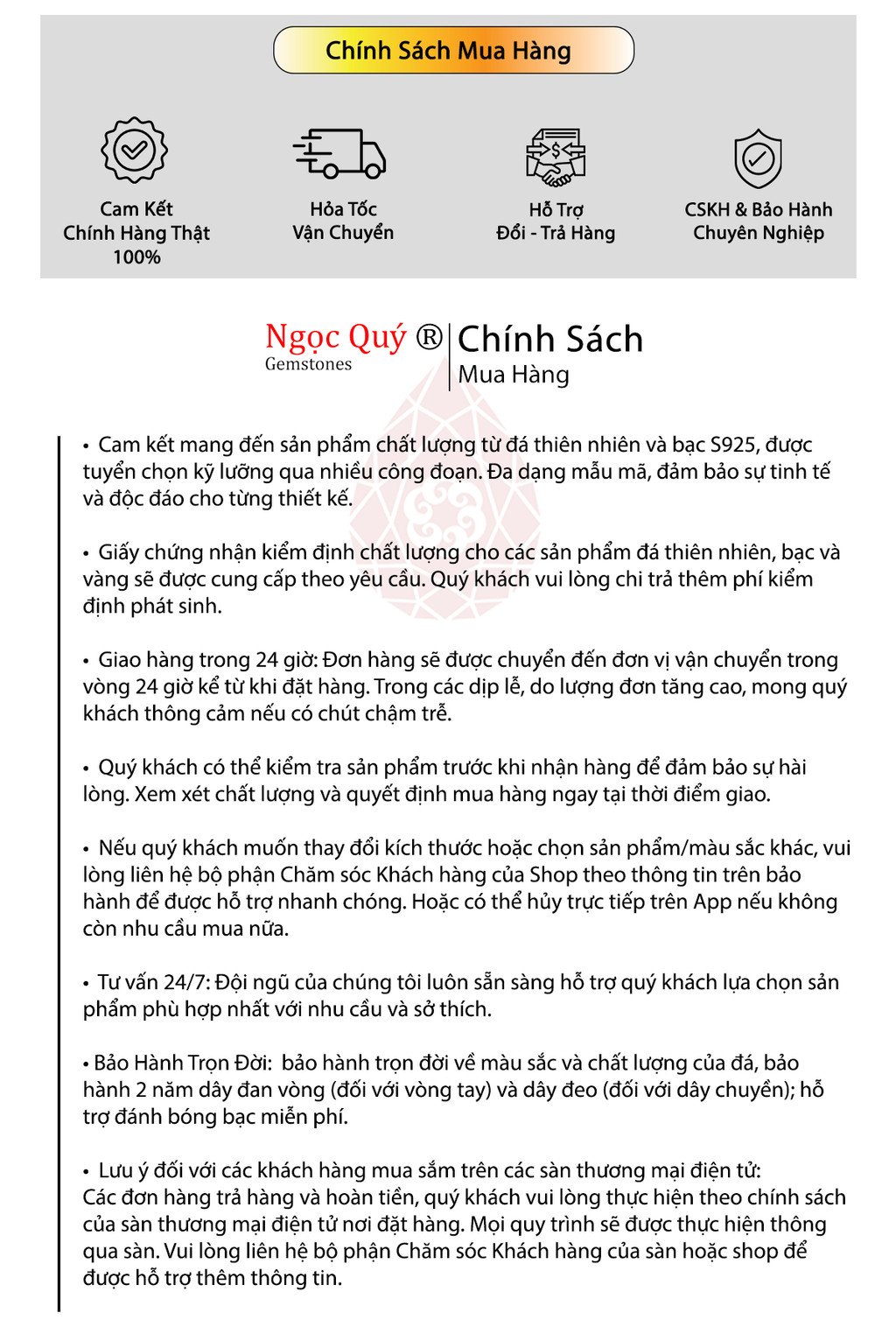Mô tả Vòng tay đá Obsidian hạt trơn - Ngọc Quý - 5