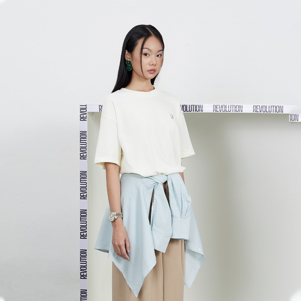 Mô tả Áo thun thêu R thời trang Gmorning - GUMAC YATE12072 - 8