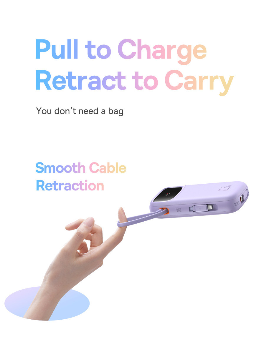Mô tả Pin sạc Dự Phòng Baseus Qpow2 20000mAh PD 22.5W Hai Cổng Tiện Dụng Cho Series iP Samsung Điện Thoại - 4