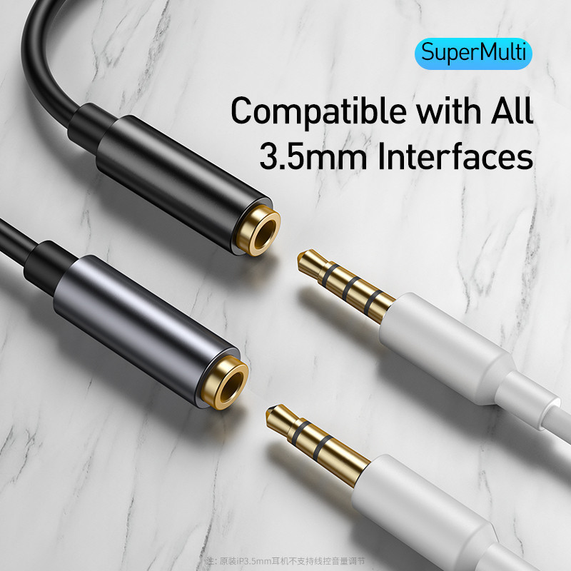 Mô tả Cáp chuyển đổi Type-C Baseus Male to 3.5mm Female L54 - Màu đen - 7
