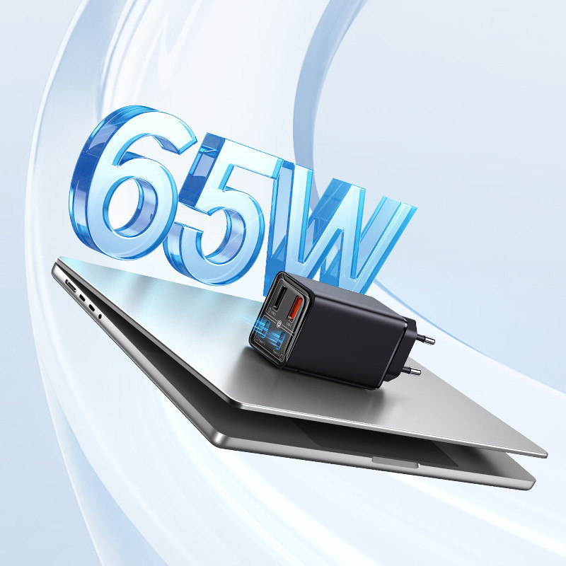 Mô tả Bộ sạc nhanh đa năng Baseus GaN6 Pro 2C+2U 65W EU - 6