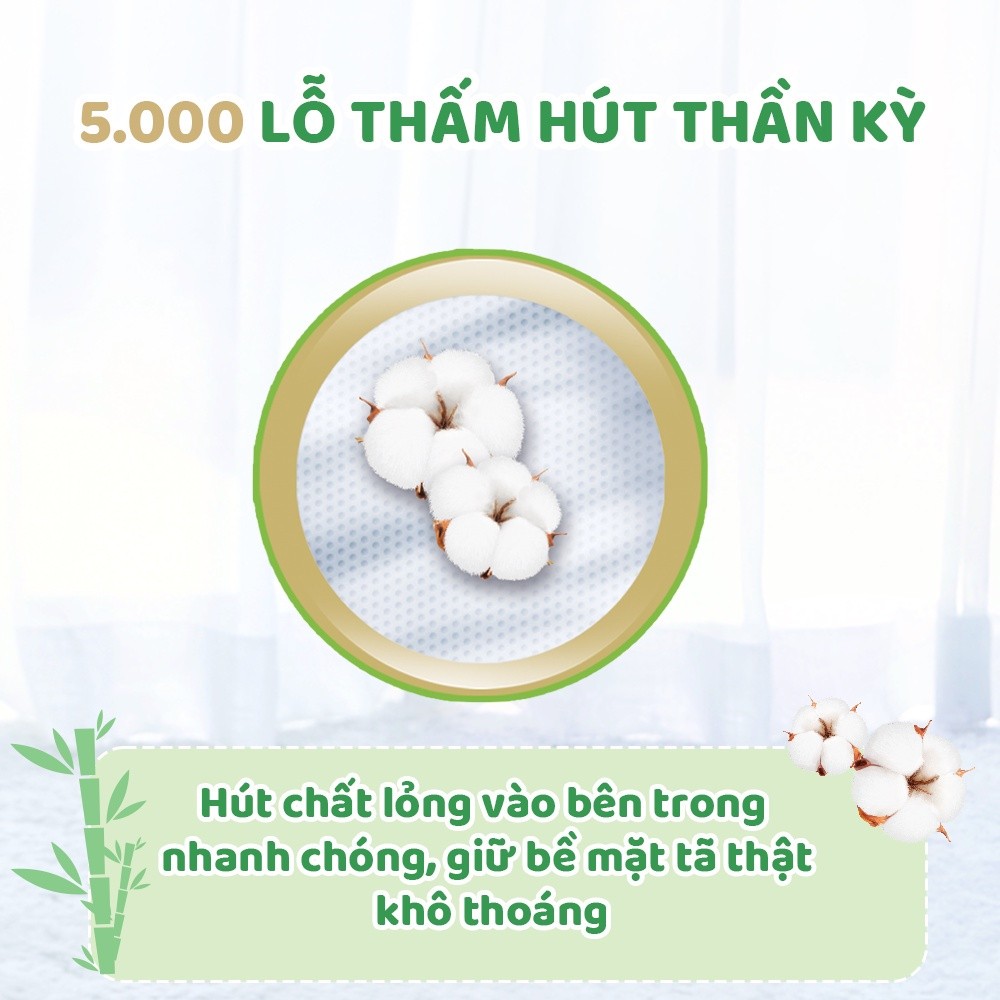 Mô tả Tã quần thiên nhiên Molfix Ultra XL (12kg - 17kg) Gói 62 miếng - 7