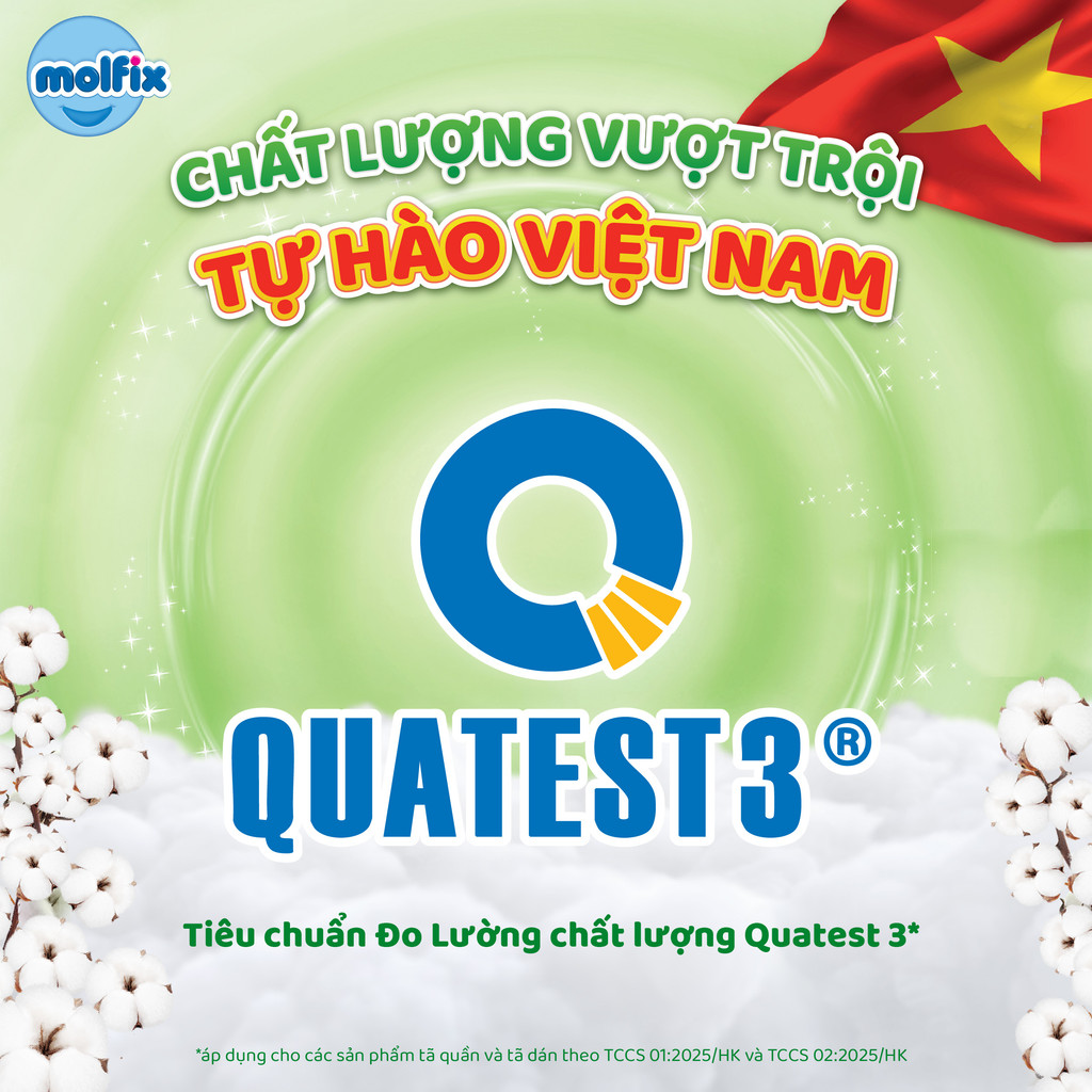 Mô tả Tã/bỉm dán Molfix Thiên nhiên Jumbo M (6kg 11kg) Gói 46 miếng - 5
