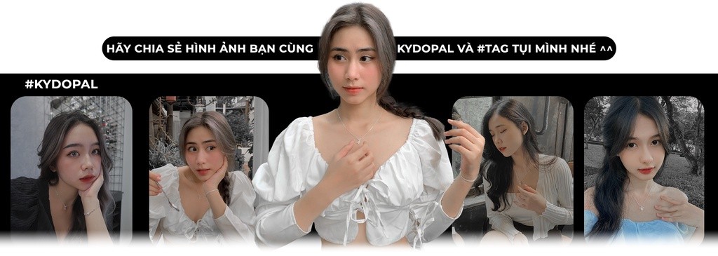 Mô tả Dây chuyền bạc nữ KYDOPAL đính đá sang trọng trang sức vòng bạc ý 925 - 9C5 - 2