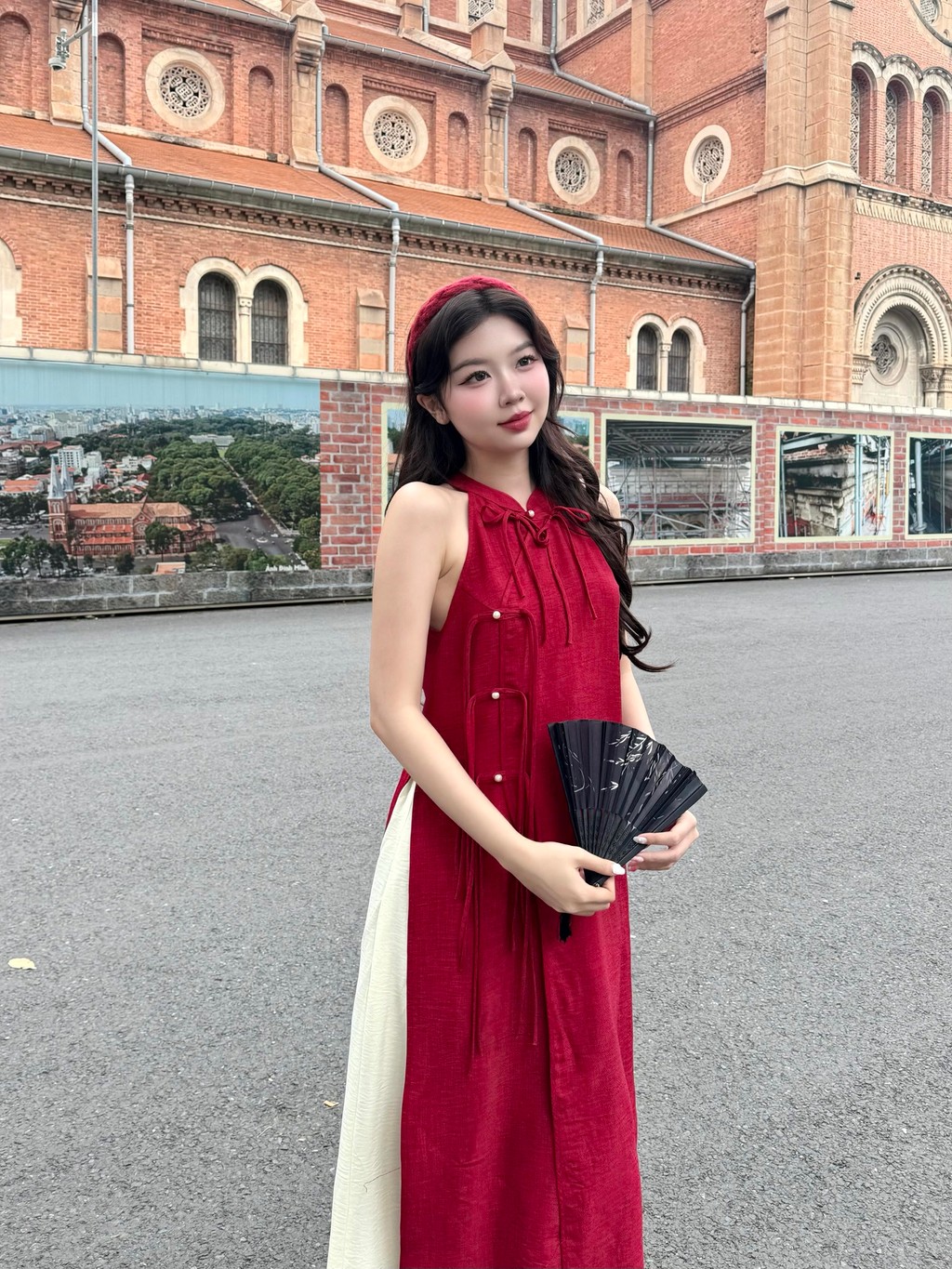 Set Ao Dai Yem GAGO