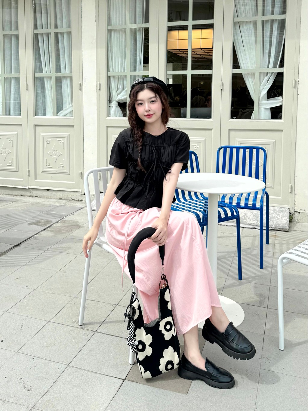 Áo Babydoll GAGO GA4866 màu đen