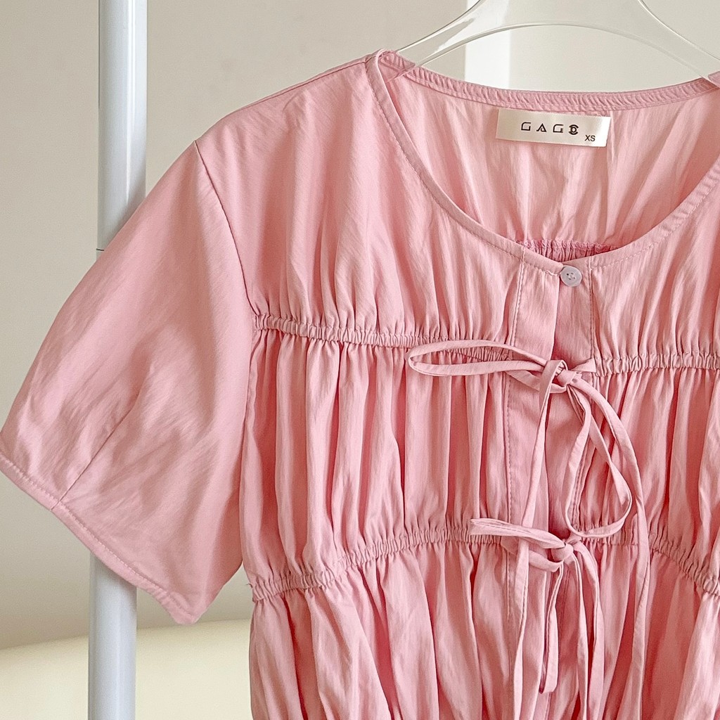 Áo Babydoll GAGO GA4866 màu trắng