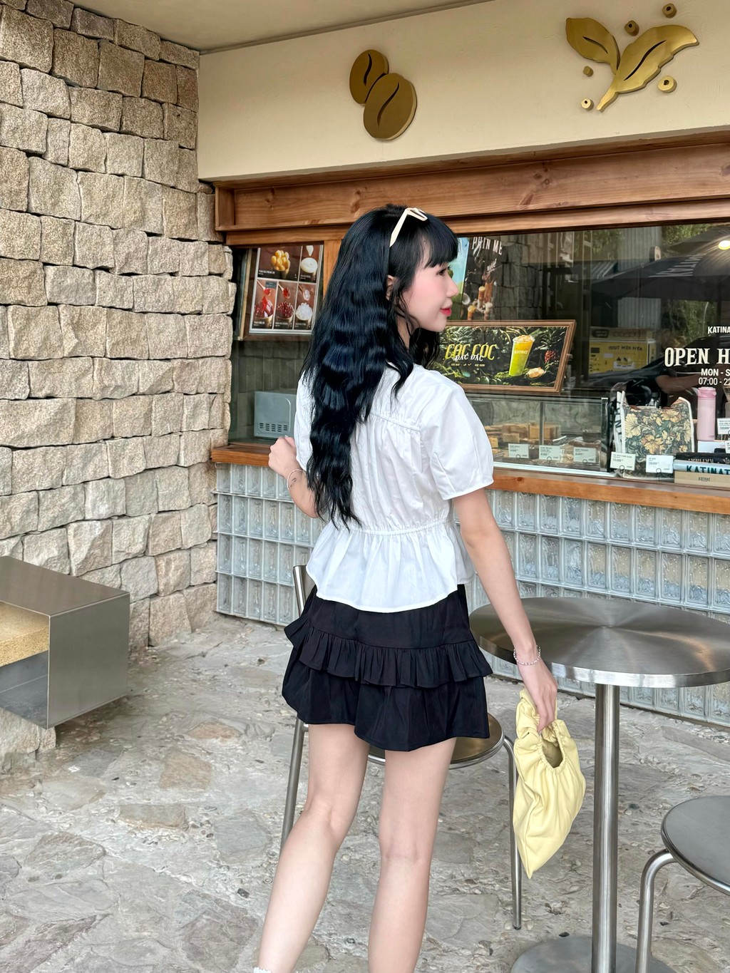 Áo Babydoll GAGO GA4866 phối đồ