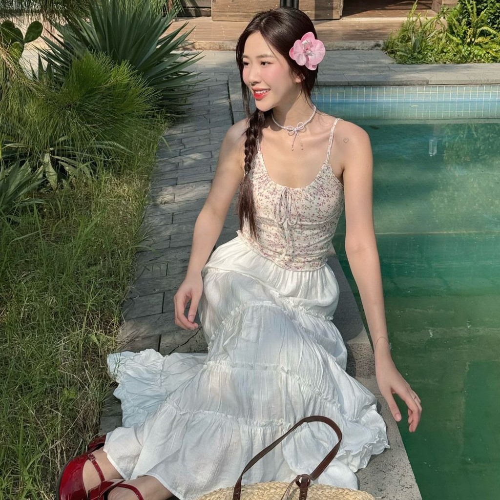 Mô tả Áo Croptop 2 Dây Thun Rút Kiểu Dáng Thời Trang Hàn Quốc Nhiều Màu GAGO Brand GA4120 - 4