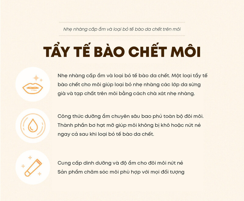 Mô tả Kem Tẩy Tế Bào Chết Môi Thefaceshop Lip Scrub 10g - 4