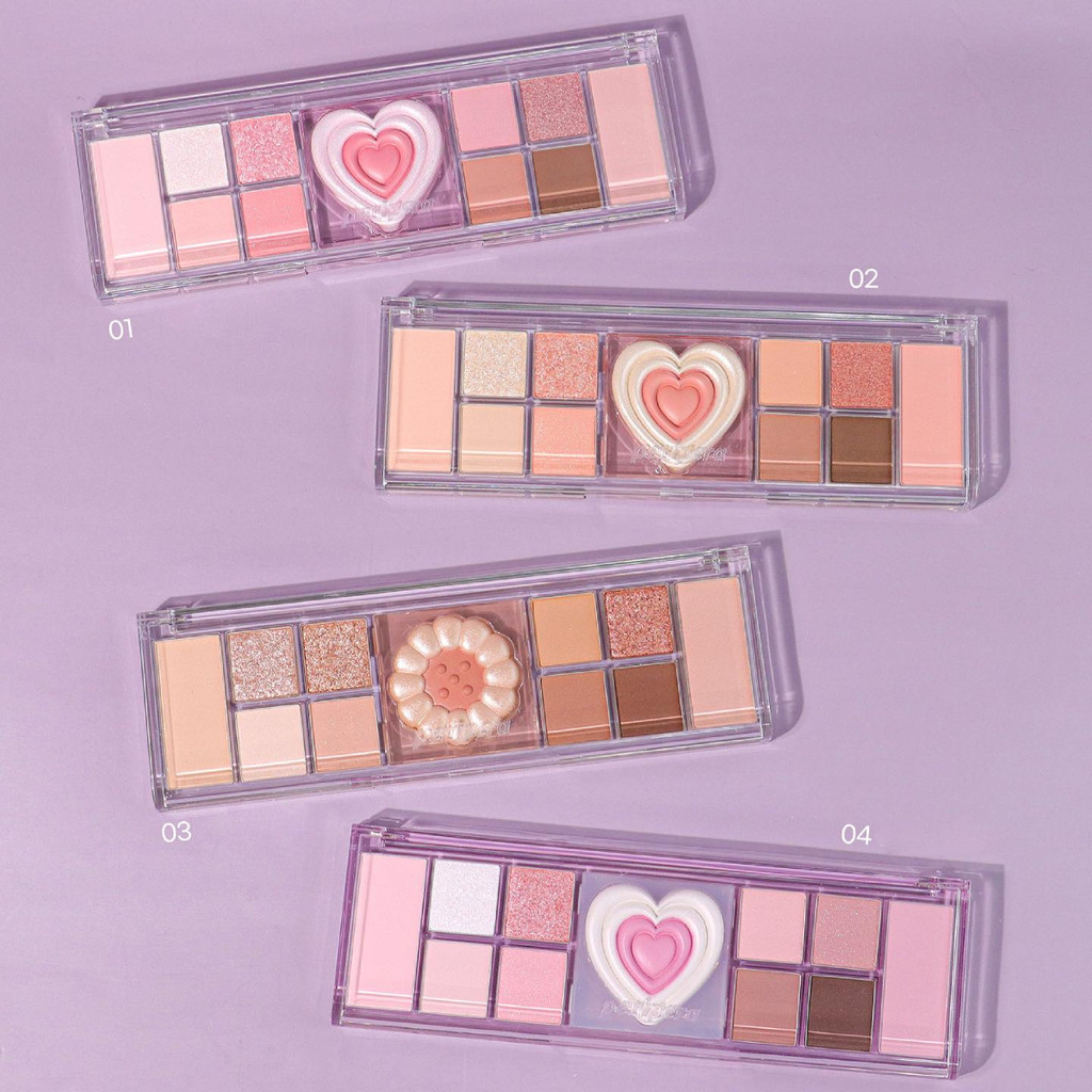 Mô tả (Ver. Cherry) Bảng Phấn Mắt & Má Hồng Peripera All Take Mood Like Palette 8g - 5