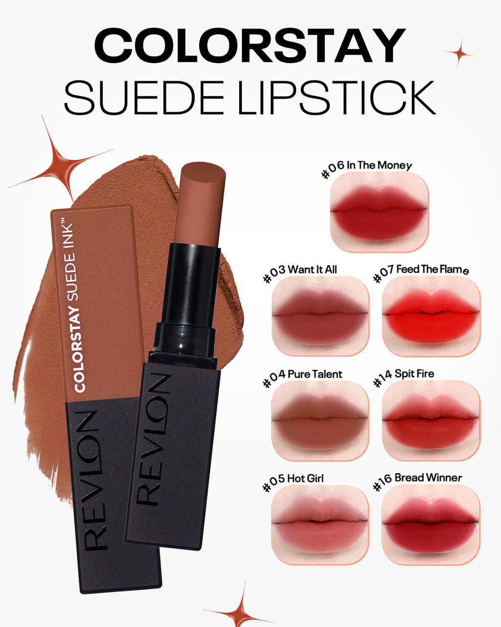 Mô tả Son Môi Lâu Phai Revlon ColorStay Suede Ink Mịn Lì Như Nhung (2.55g) - 1