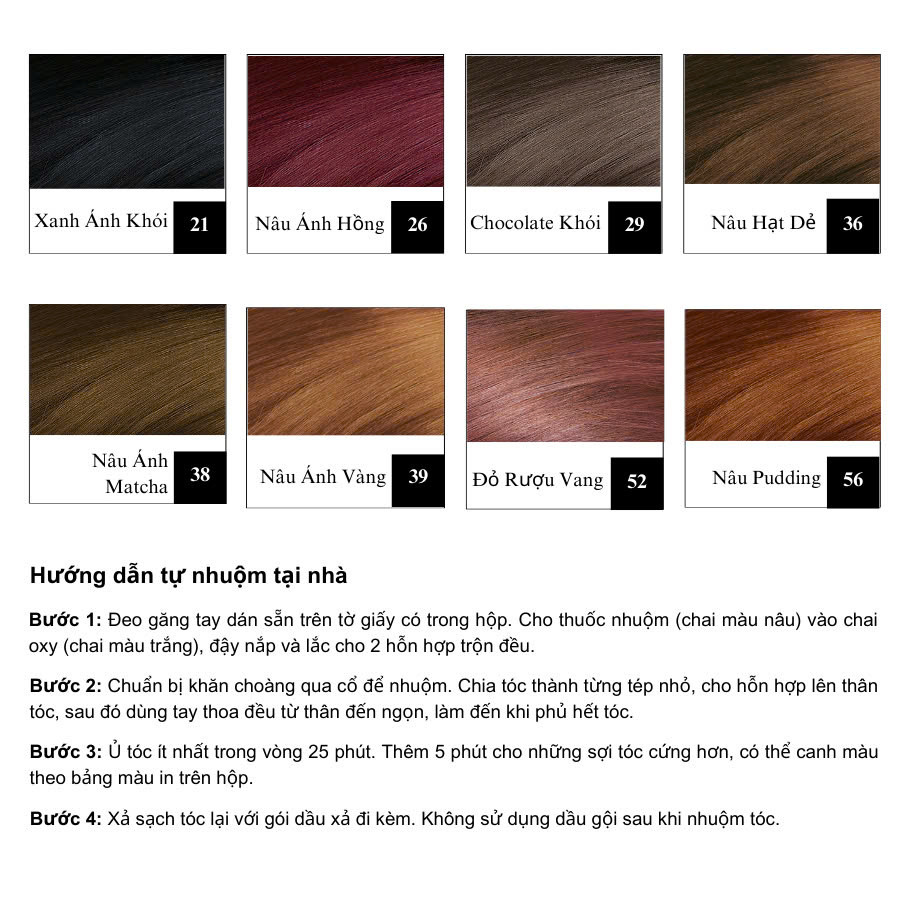 Mô tả [Quà tặngi] Nhuộm Tóc Thời Trang Revlon Colorsilk Urban Style Ammonia Free Permanent (130ml) - 3