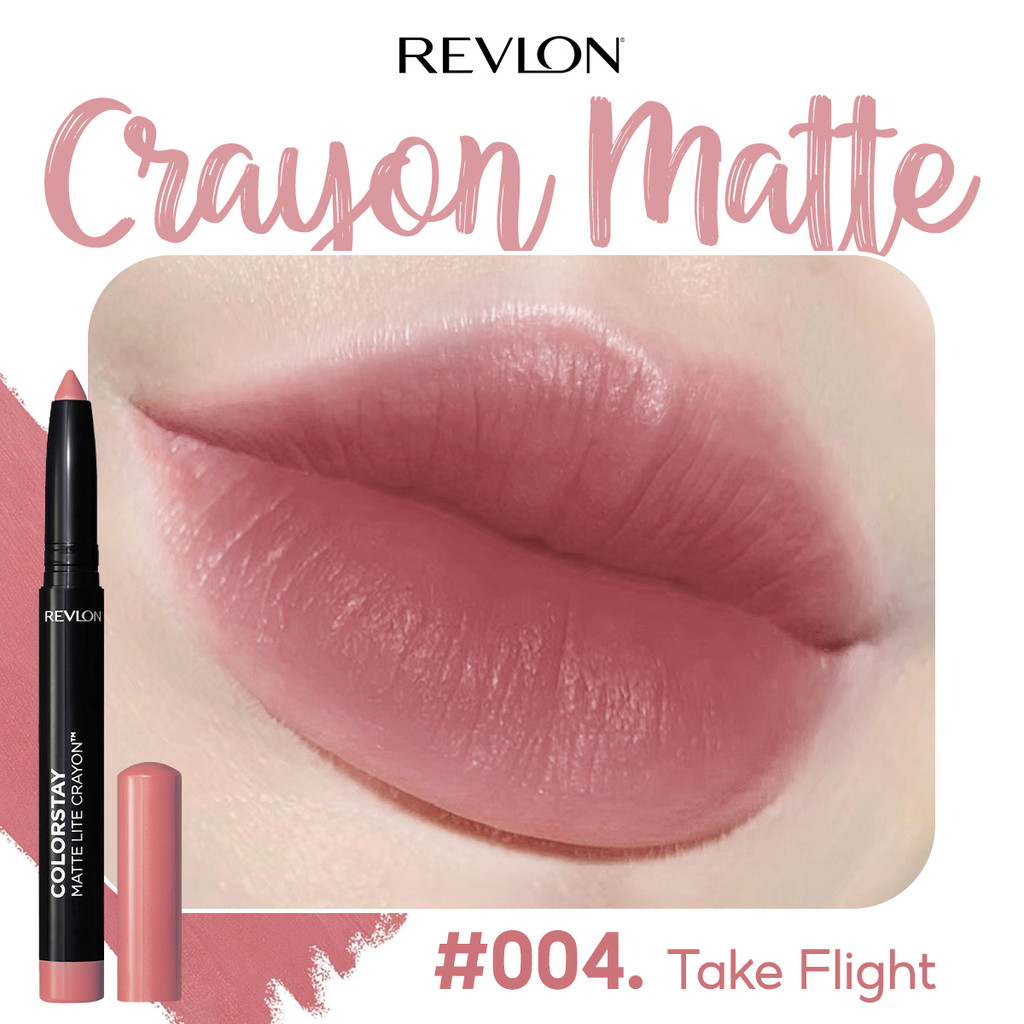 Mô tả Son Bút Chì Lì Mịn Lâu Phai Revlon Colorstay Matte Lite Crayon (1.4g) - 2