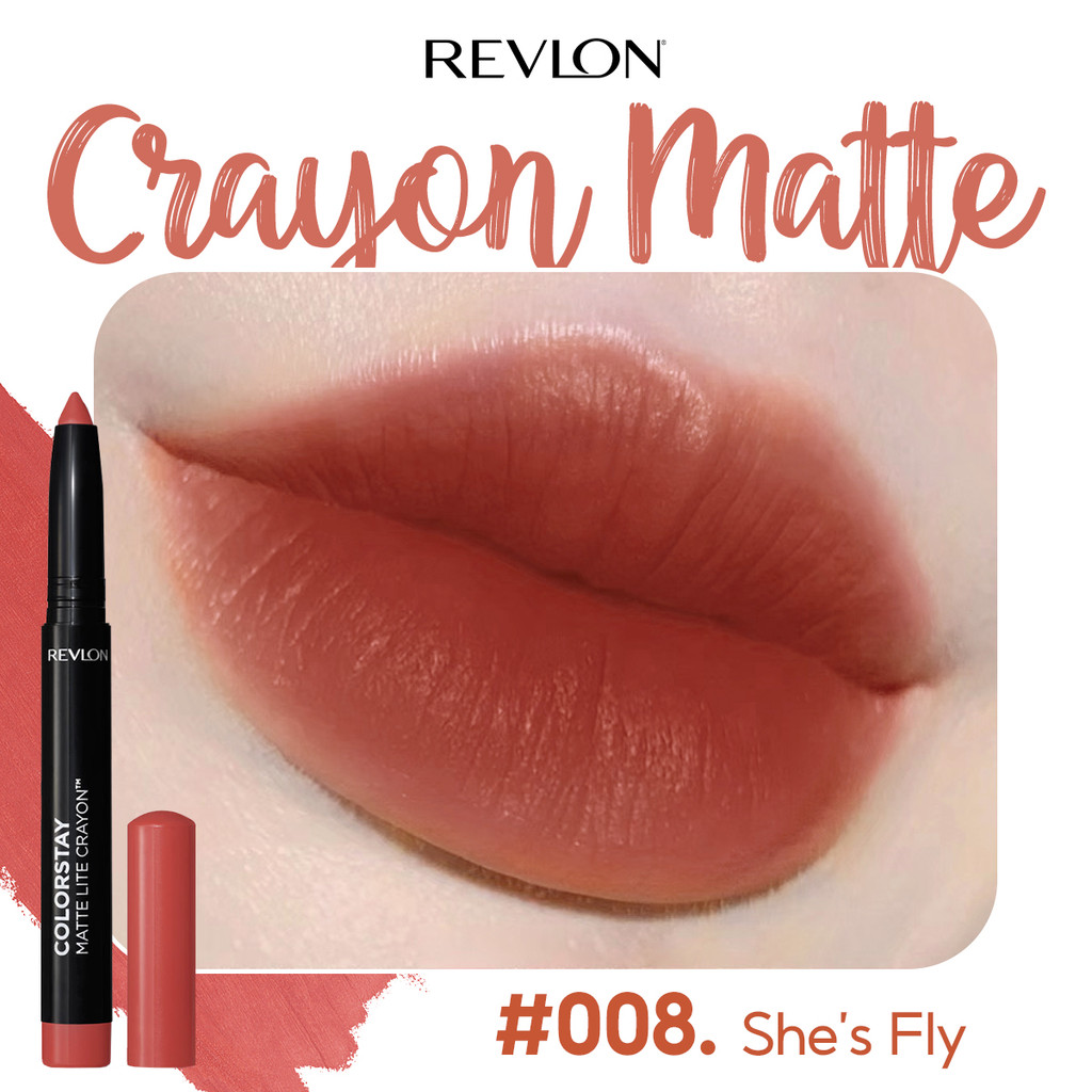 Mô tả Son Bút Chì Lì Mịn Lâu Phai Revlon Colorstay Matte Lite Crayon (1.4g) - 3