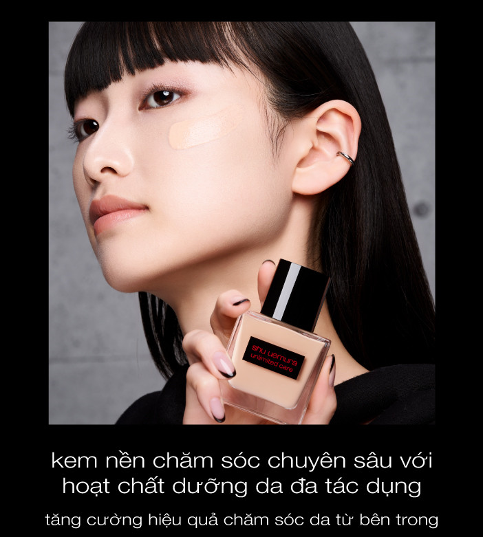 kem nền dạng serum nuôi dưỡng làn da rạng rỡ shu uemura unlimited care ...