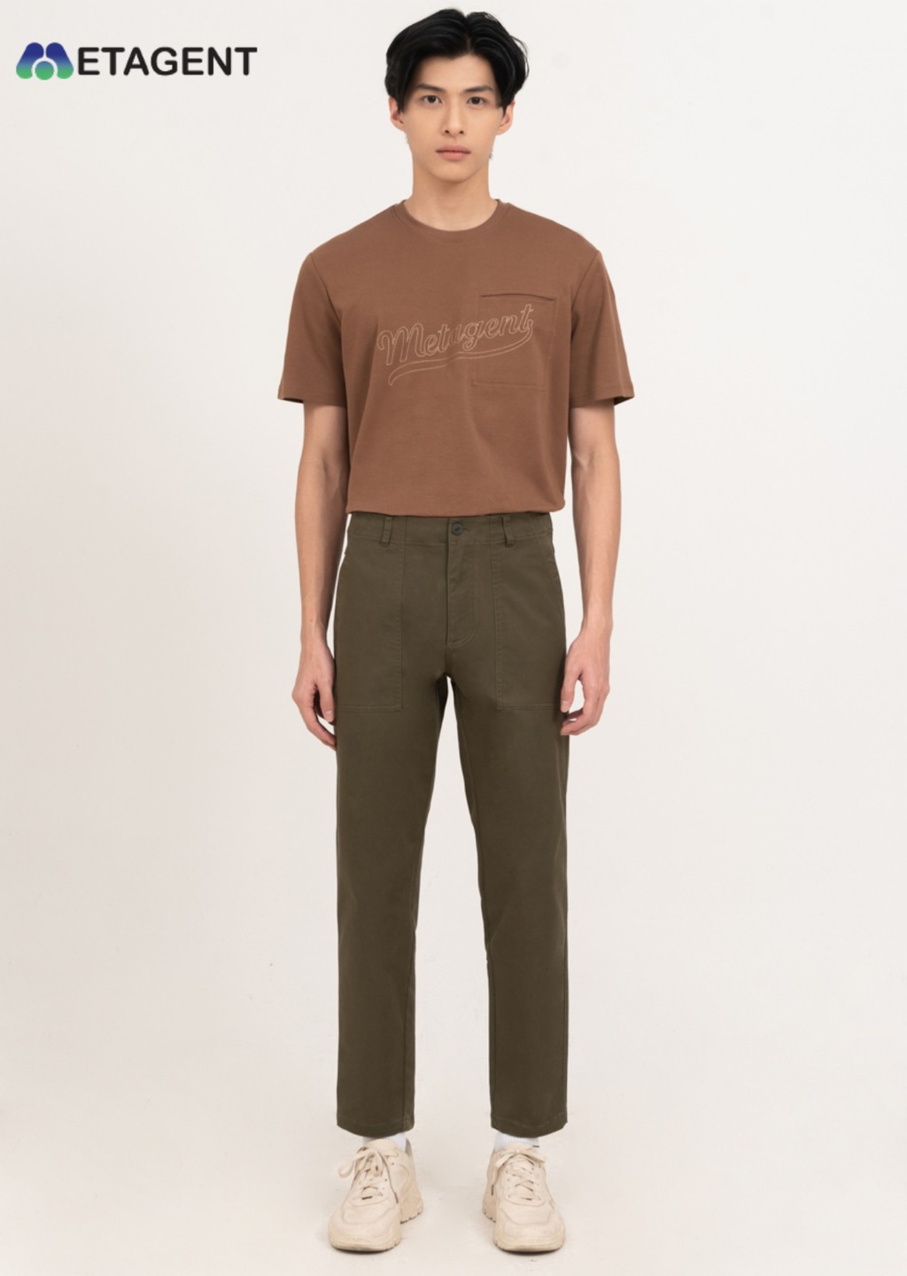 Mô tả Quần Khaki Basic nam Metagent MS 22E4039 - 6