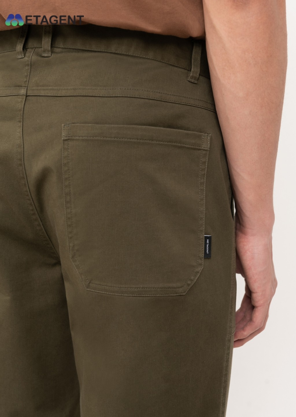 Mô tả Quần Khaki Basic nam Metagent MS 22E4039 - 9