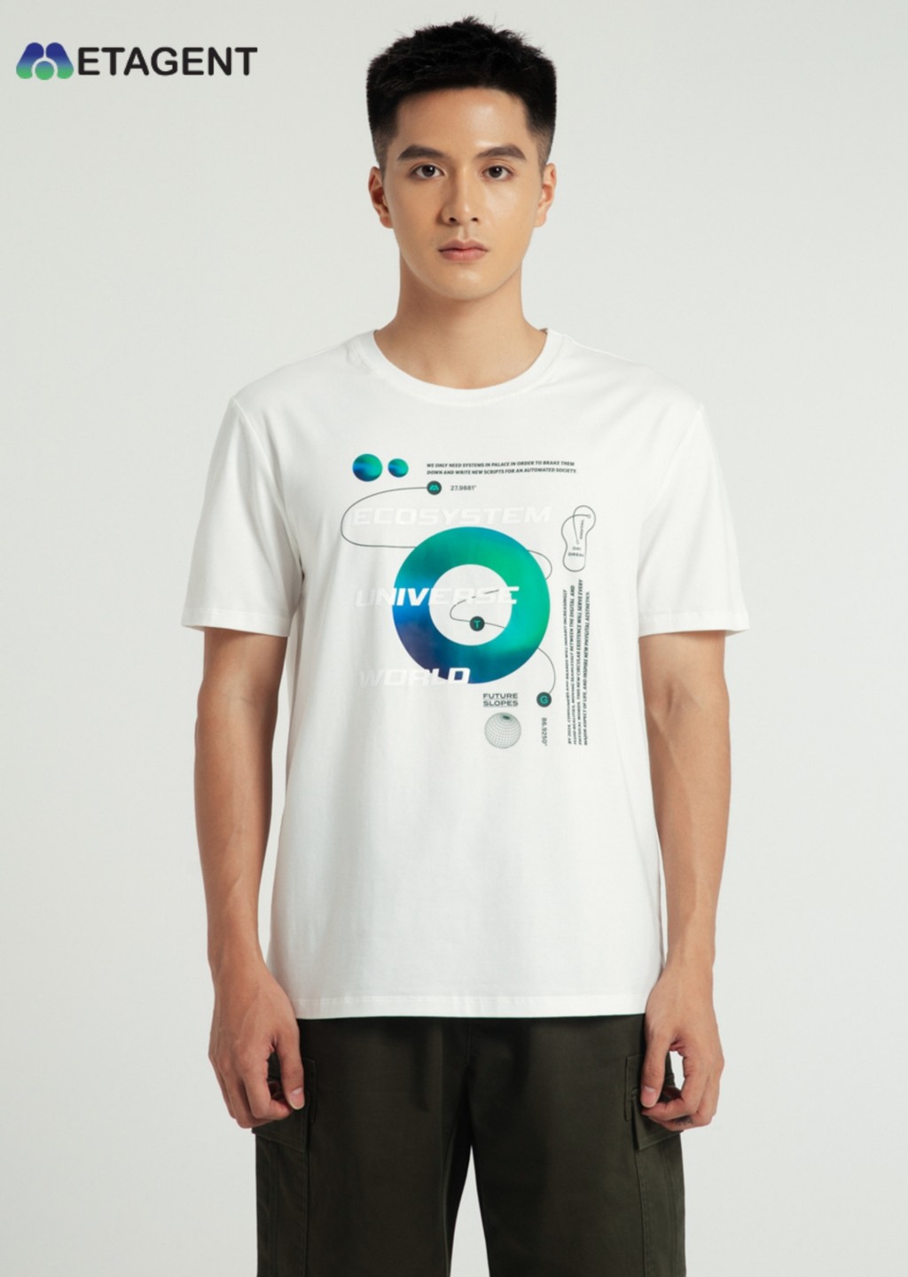 Mô tả Áo thun Universe nam Metagent MS 57E3587 - 2