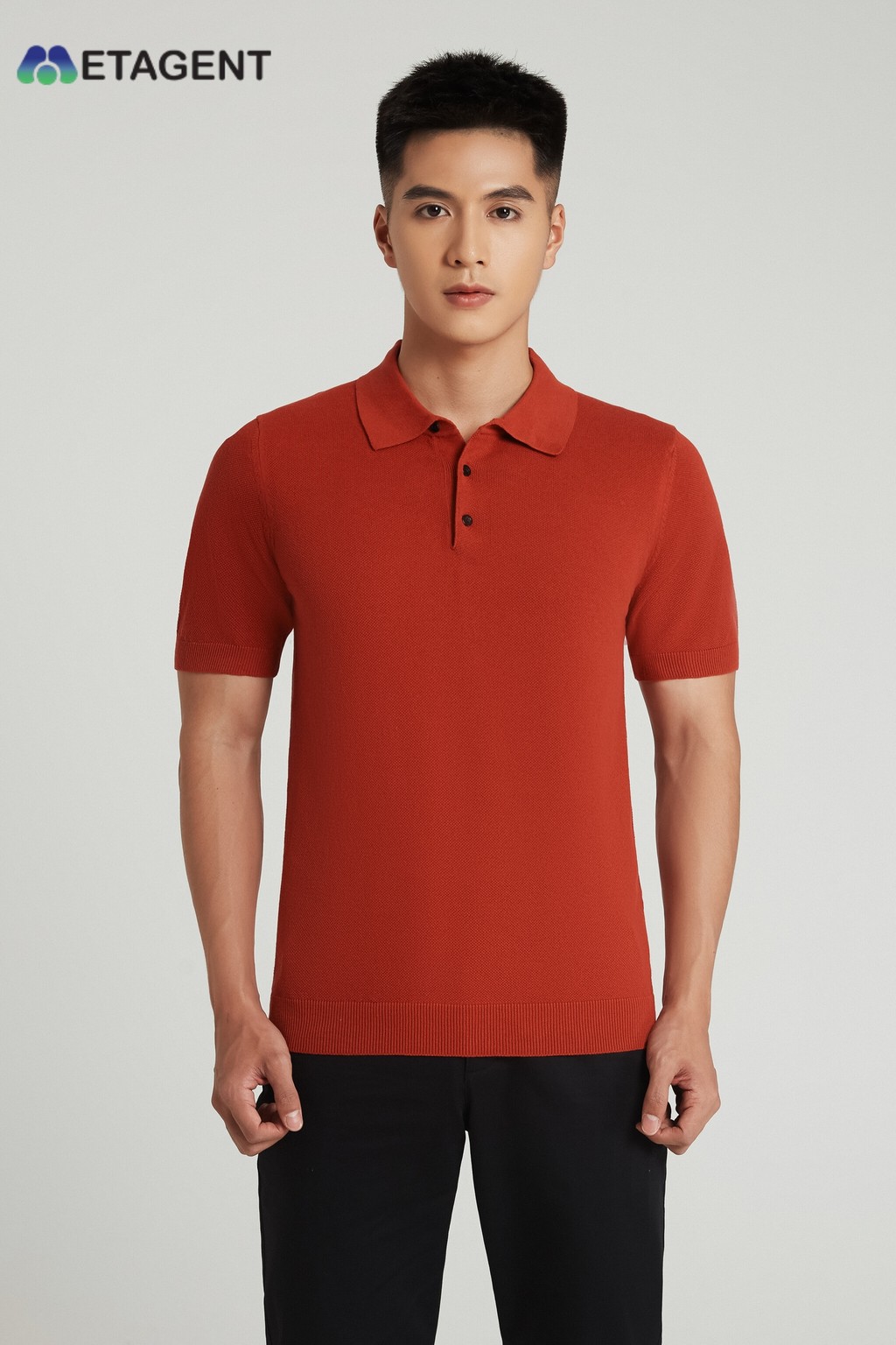 Mô tả Áo len Polo slim fit nam Metagent MS 57E3173 - 1