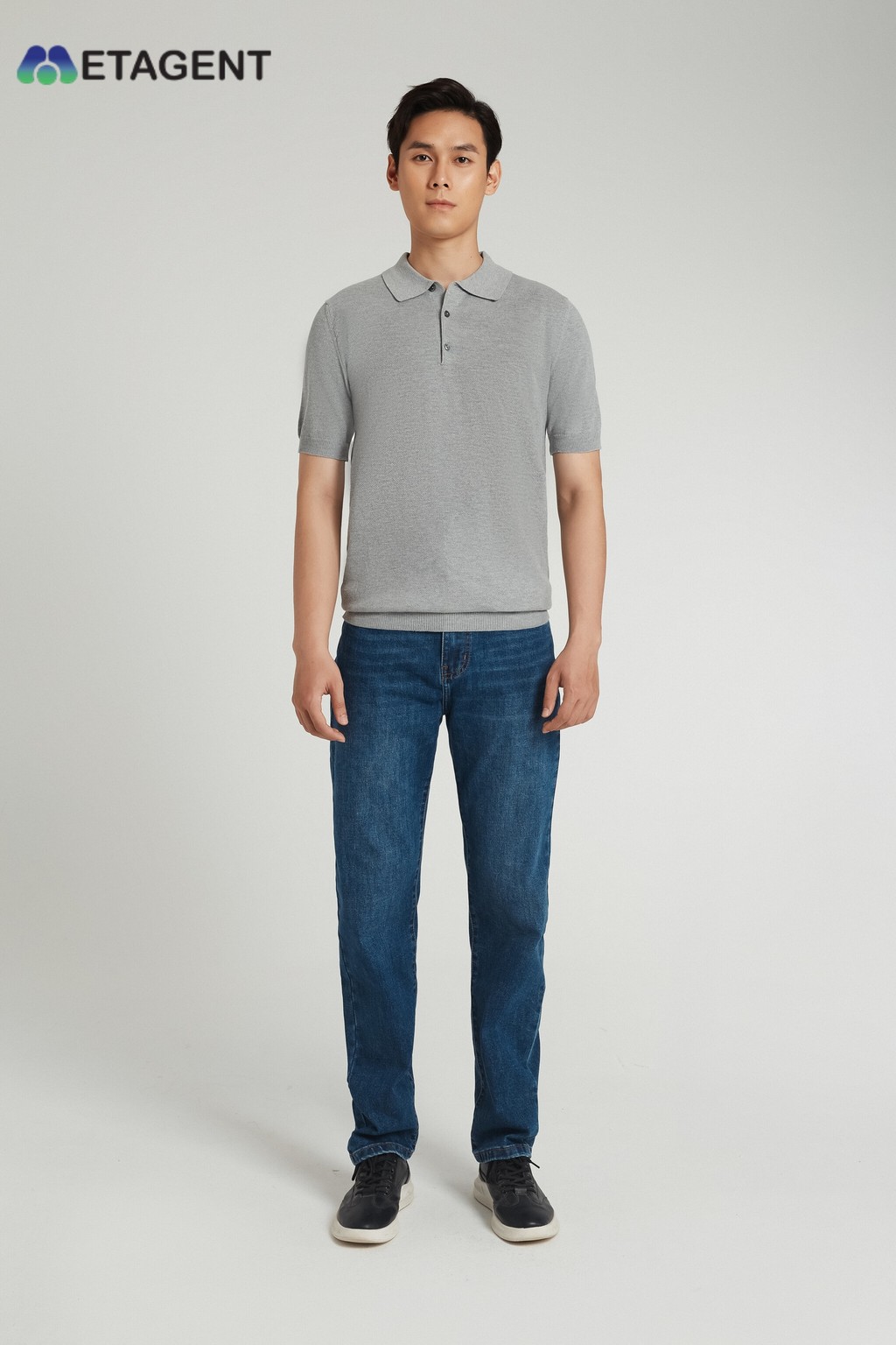 Mô tả Áo len Polo slim fit nam Metagent MS 57E3173 - 2