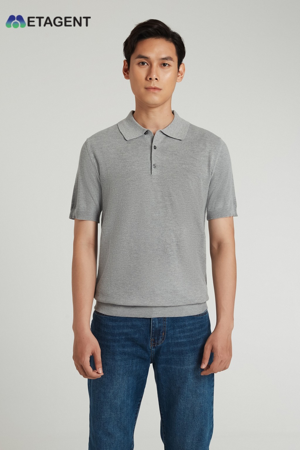 Mô tả Áo len Polo slim fit nam Metagent MS 57E3173 - 3