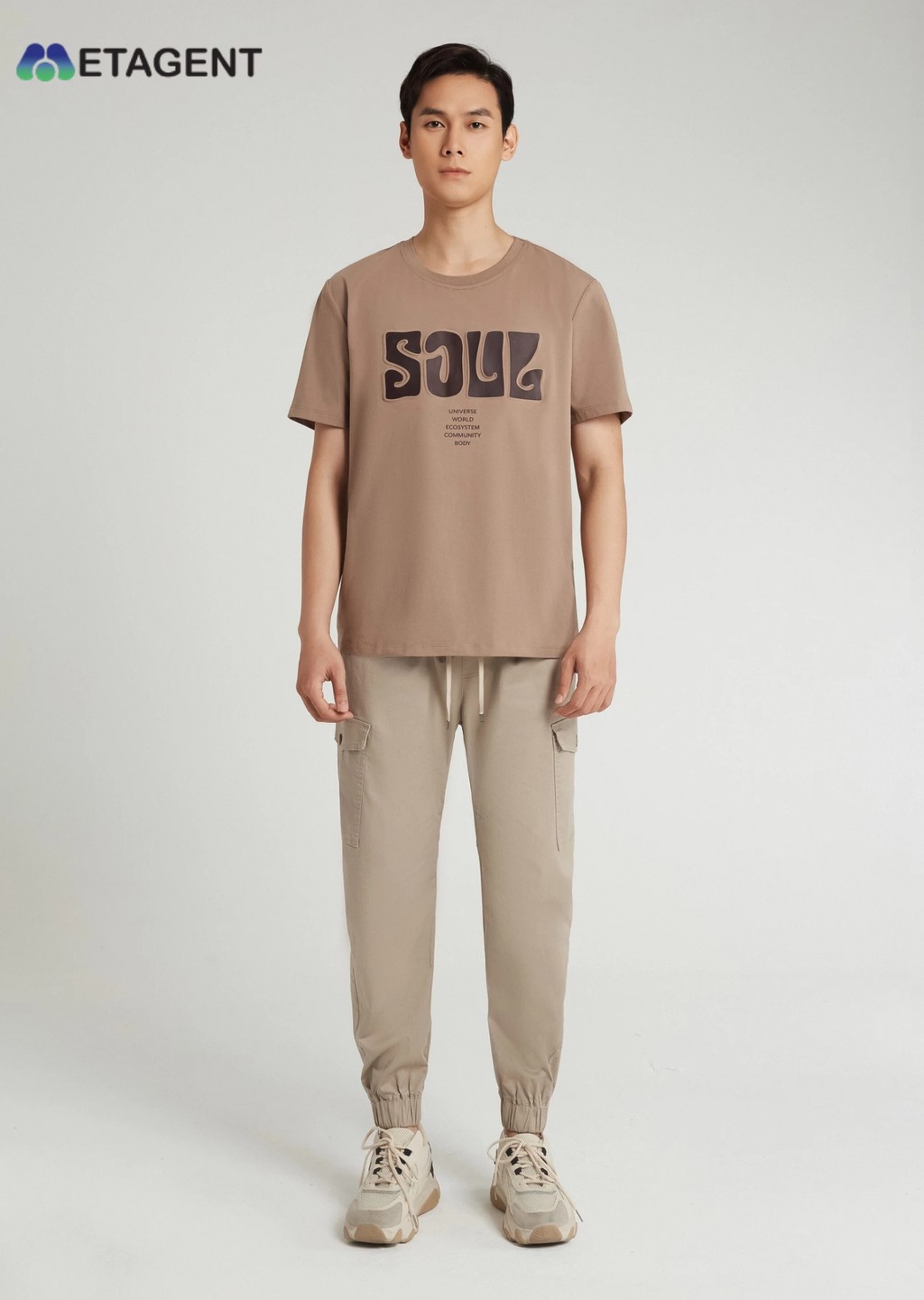Mô tả Áo thun nam SOUL dáng Regular Fit Metagent MS 57E3588 - 4