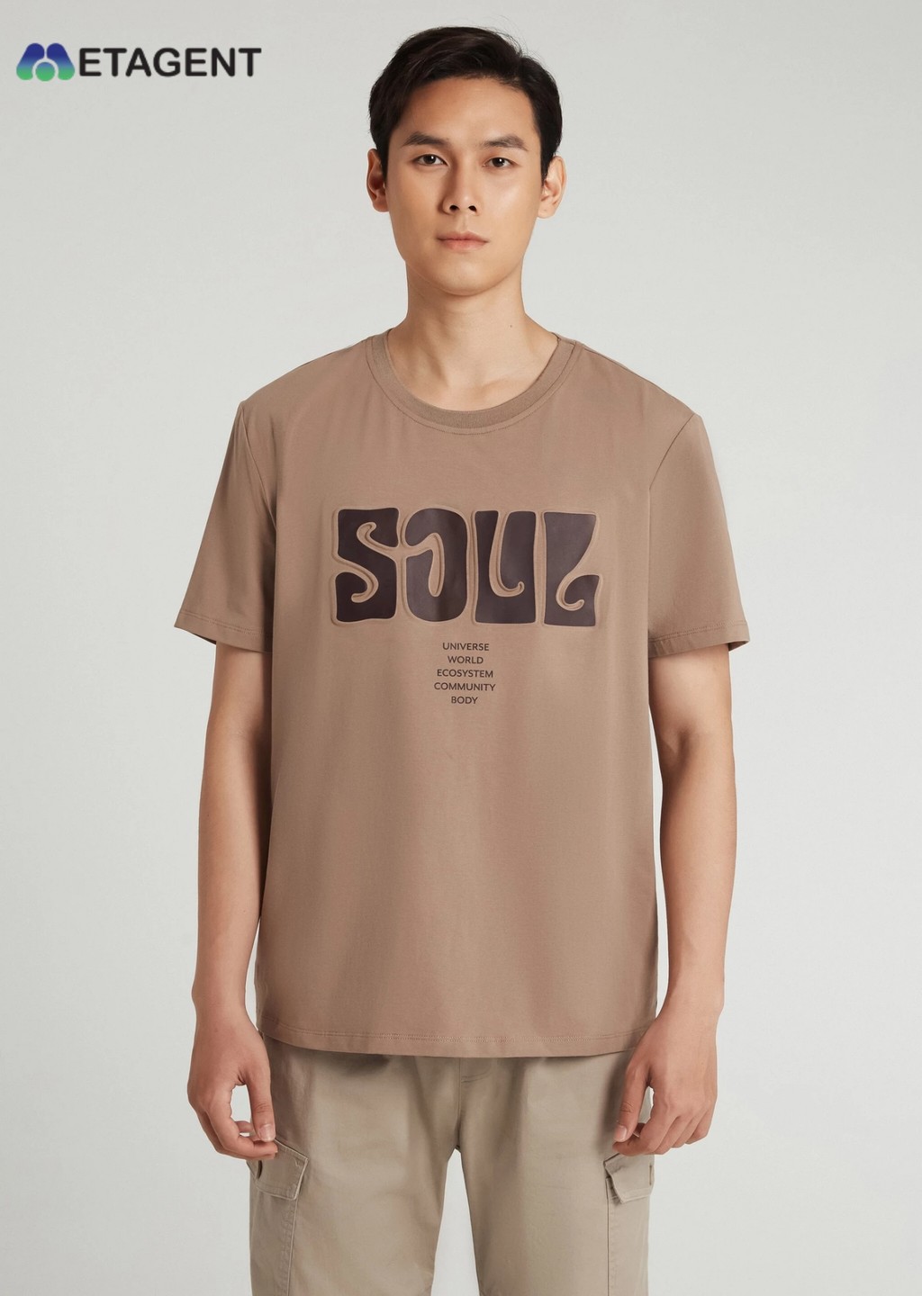 Mô tả Áo thun nam SOUL dáng Regular Fit Metagent MS 57E3588 - 5