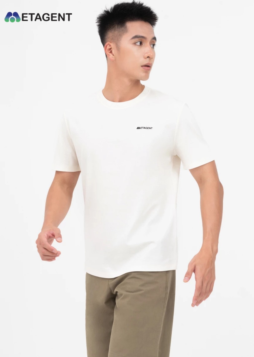 Mô tả Áo thun nam chất liệu ICE COTTON cao cấp Metagent MS 57E3874 - 3