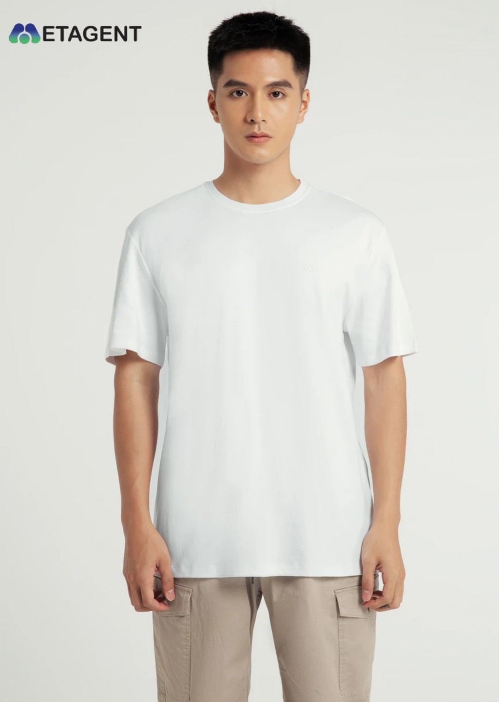 Mô tả Áo thun nam basic dáng Regular Fit Metagent MS 57E3416 - 5