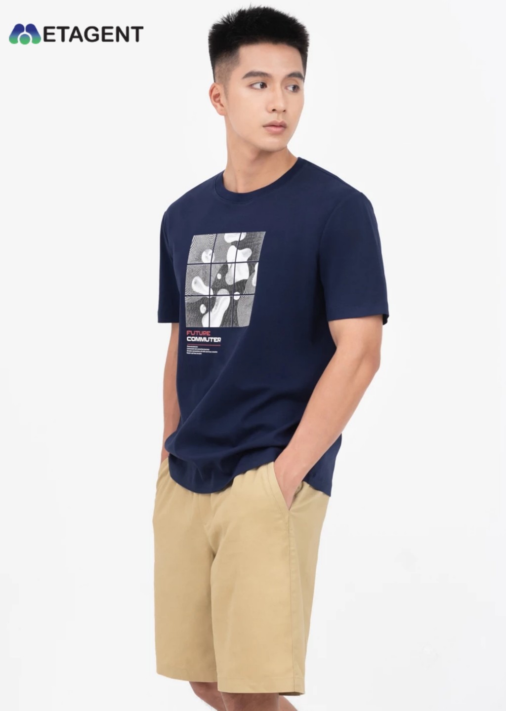 Mô tả Áo thun nam chất liệu ICE COTTON cao cấp Metagent MS 57E3930 - 6