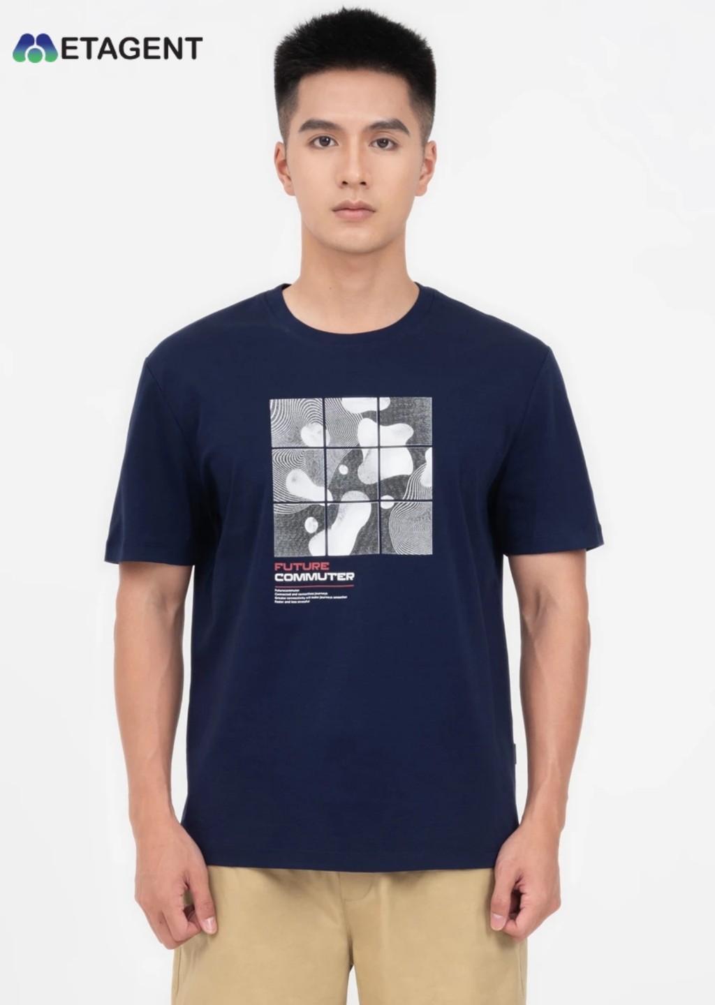 Mô tả Áo thun nam chất liệu ICE COTTON cao cấp Metagent MS 57E3930 - 7