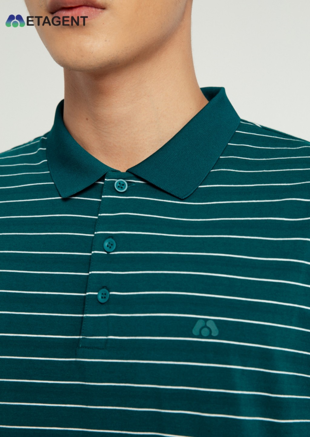 Mô tả Áo Polo nam kẻ ngang dáng Regular Fit Metagent MS 57E3414 - 6