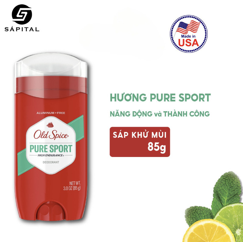 Lăn khử mùi Pure Sport Sápital 