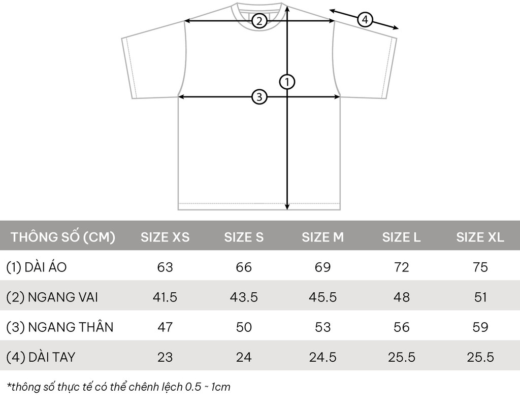 Mô tả Áo Thun DirtyCoins Dico Multicolor Typo T-shirt - Cream - 1