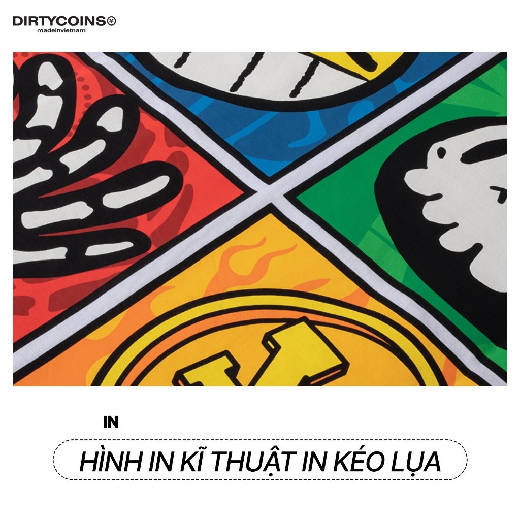Áo thun DirtyCoins Dico Mate T-Shirt màu Kem