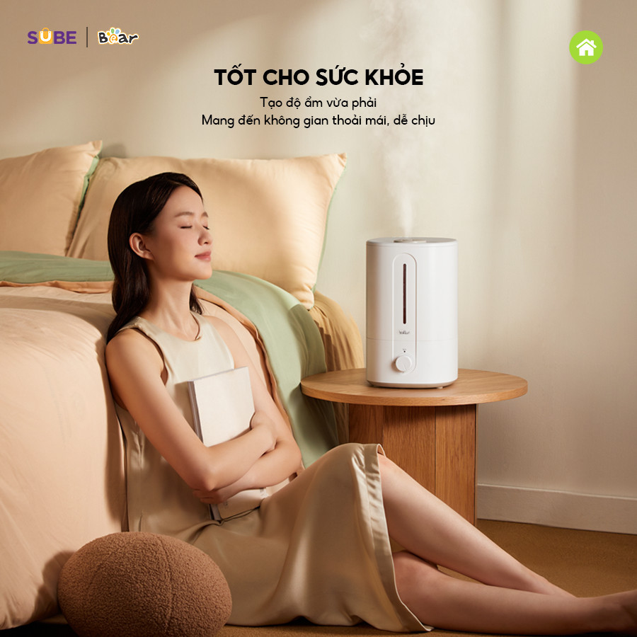 Mô tả Máy Phun Sương Tạo Ẩm Bear Máy Tạo Độ Ẩm Phun Sương 2 Chế Độ Máy Phun Sương Làm Mát Máy Xông Dung Tích 5L SB-TA50M - 7