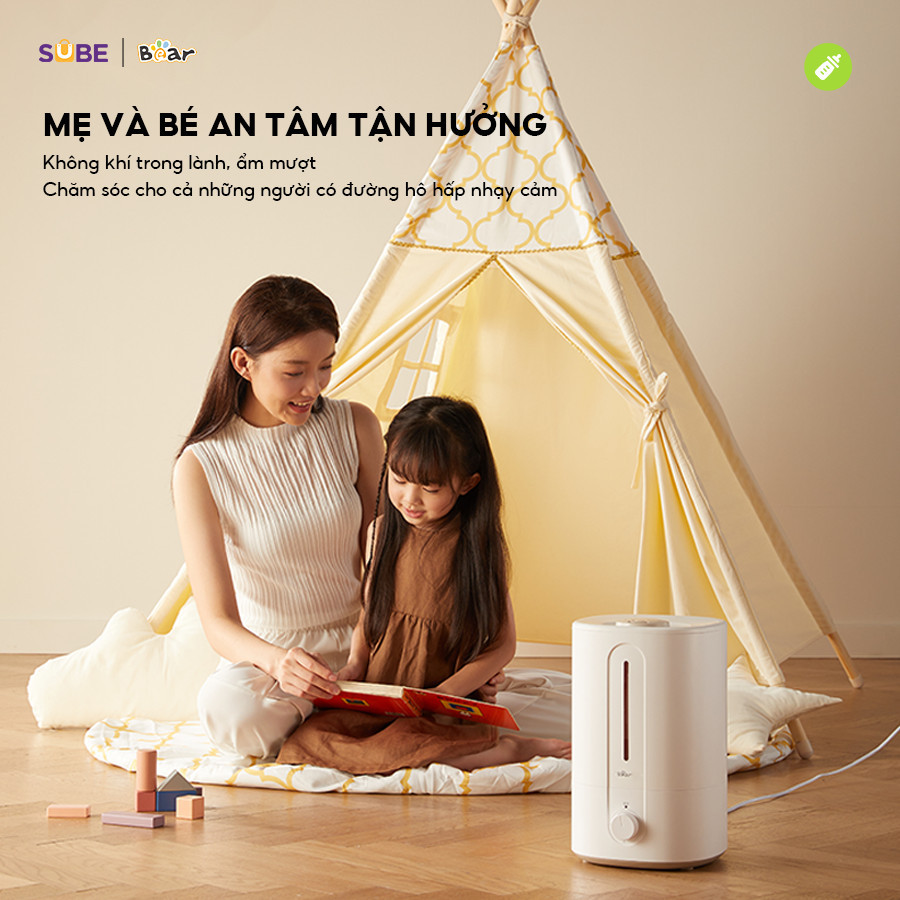 Mô tả Máy Phun Sương Tạo Ẩm Bear Máy Tạo Độ Ẩm Phun Sương 2 Chế Độ Máy Phun Sương Làm Mát Máy Xông Dung Tích 5L SB-TA50M - 9