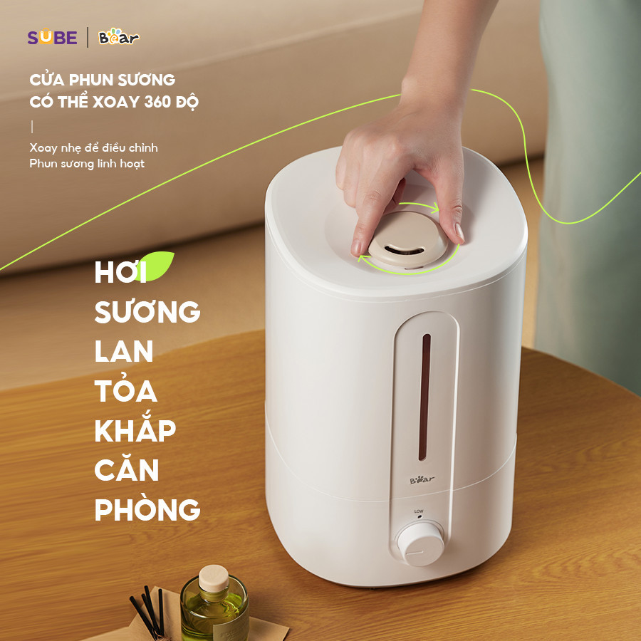 Mô tả Máy Phun Sương Tạo Ẩm Bear Máy Tạo Độ Ẩm Phun Sương 2 Chế Độ Máy Phun Sương Làm Mát Máy Xông Dung Tích 5L SB-TA50M - 11