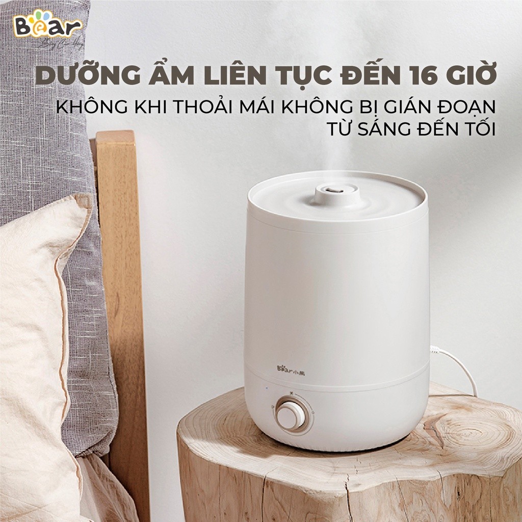 Mô tả Máy Phun Sương Tạo Ẩm Bear Máy Tạo Độ Ẩm Phun Sương Làm Mát, Máy Dưỡng Ẩm Không Khí Máy Xông Dung Tích 4.5L JSQ-C45U1 - 3