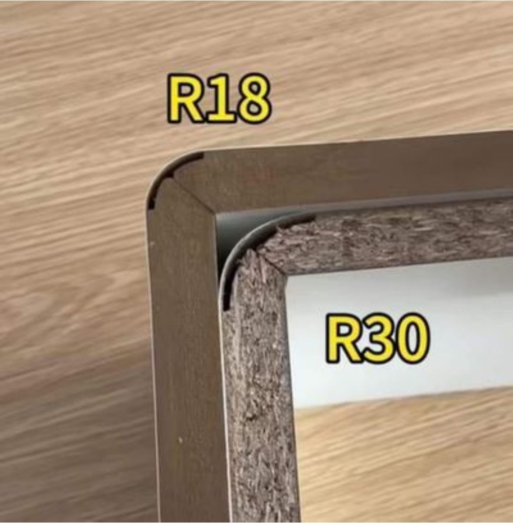 Mũi phay uốn cong gỗ CNC soi bo cong 90 độ mdf góc R18 R30 R50 MSUC ...