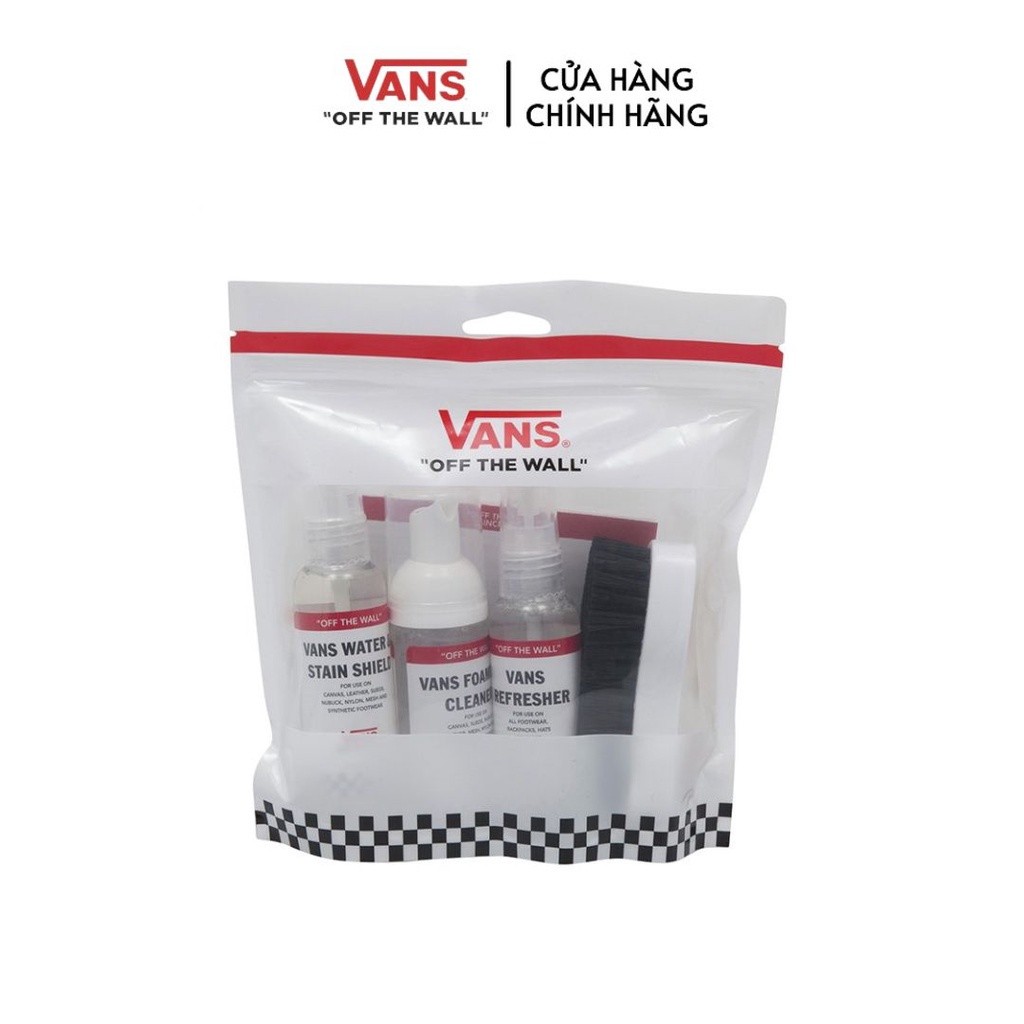 Mô tả Bộ Vệ Sinh Giày Vans Shoe Care Travel Kit VN0A3IHTWHT - 1