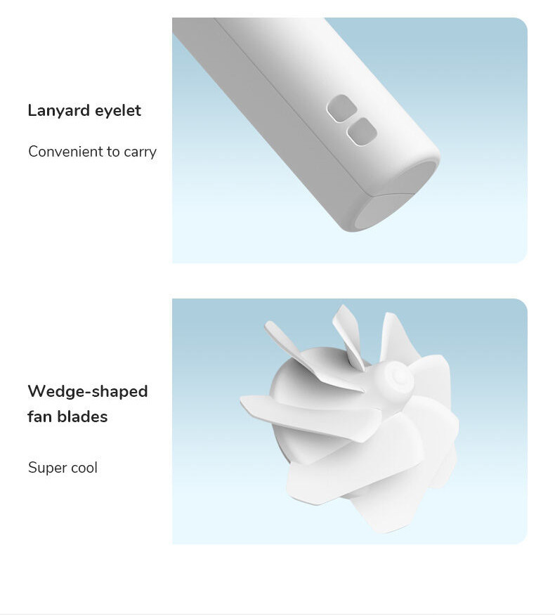 Mô tả Quạt Cầm Tay Mini JISULIFE FA42 Siêu Mát - Sạc Nhanh - Pin 2000/4500mAh Sử Dụng Lên Đến 6H-12H Chính Hãng - BH 12 Tháng - 9