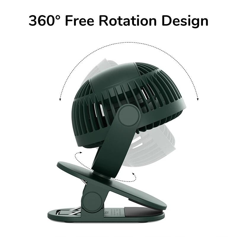 Mô tả Quạt Kẹp Đa Năng Jisulife FA29A Cao Cấp Mát 360 Độ | Pin 4000mAh Sạc Nhanh Sử Dụng Đến 12h | Chính Hãng - BH 12 Tháng - 5