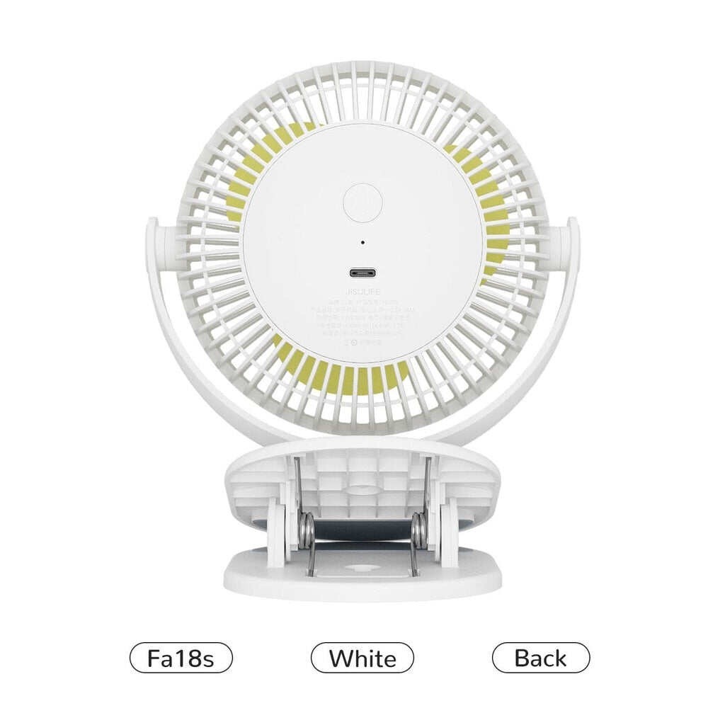 Mô tả Quạt Kẹp Đa Năng Jisulife FA18S Cao Cấp Mát 360 Độ | Pin 4000mAh Sạc Nhanh Sử Dụng Đến 16h | Chính Hãng - BH 12 Tháng - 8
